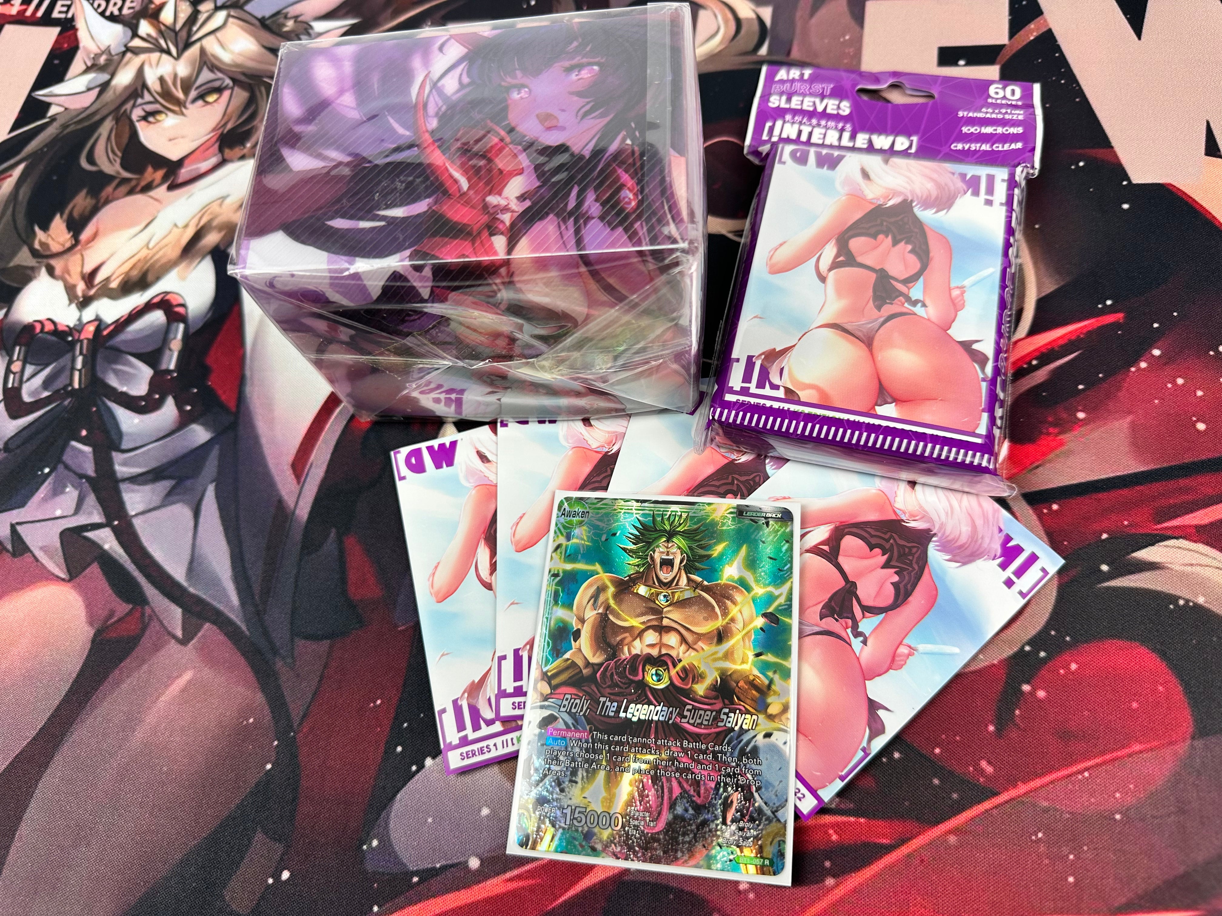 lewd anime card sleeves Ecchi Card Sleeves